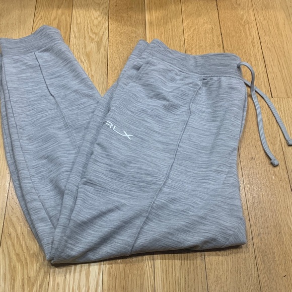 RLX Ralph Lauren Wool blend French Terry Jogger Gray Sweatpants. - Picture 3 of 11